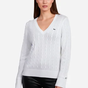 Sweater Tejido Blanco Dama H&B