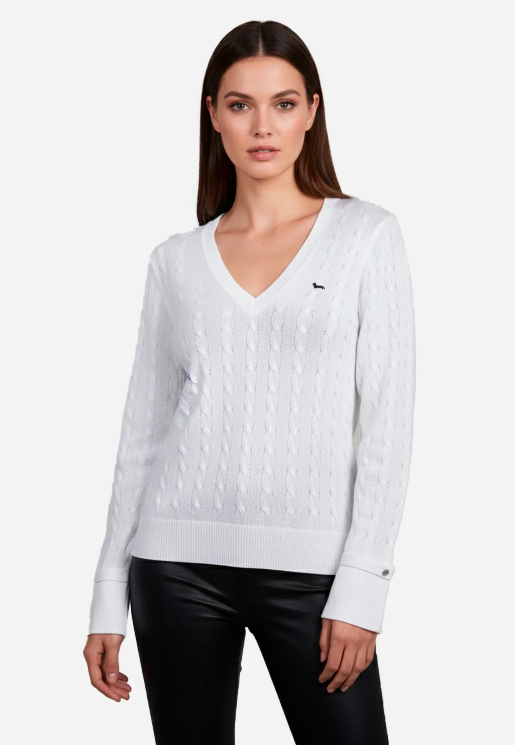Sweater Tejido Blanco Dama H&B