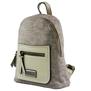 Backpack Beige Café Gamuza H&B