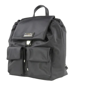 Back Pack Negra Logo H&B