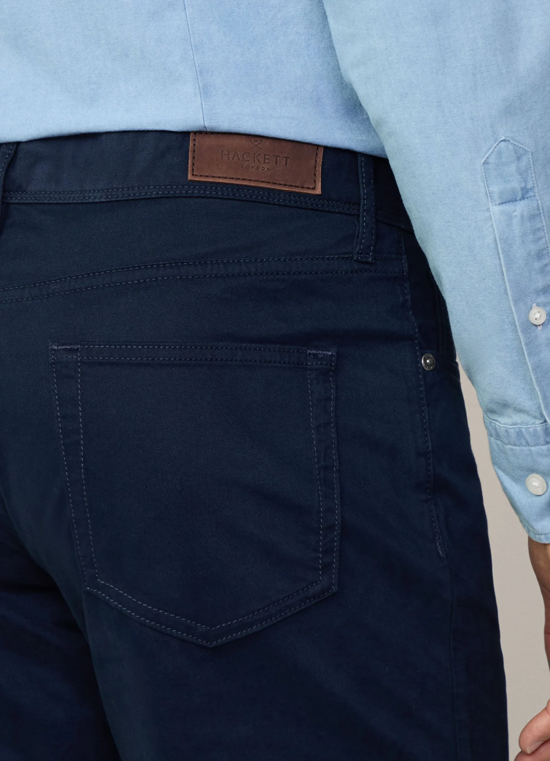 Pantalón Clásico Azul Marino H.L. - Imagen 4