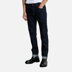 Jeans Hombre Recto Denim Azul Oscuro H.L.