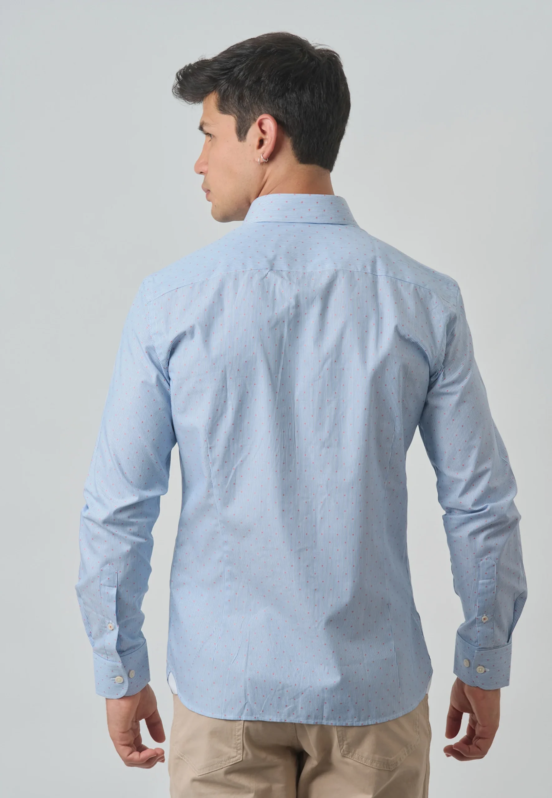 Camisa Azul Celeste H.L. - Imagen 3