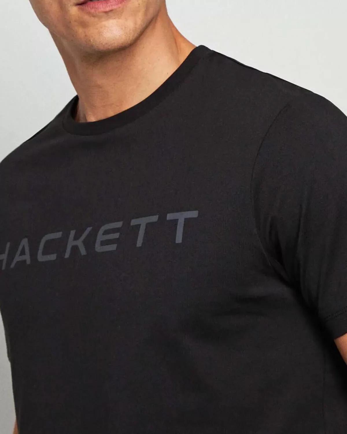 Camiseta T-shirt Negra Logo H.L. - Imagen 4