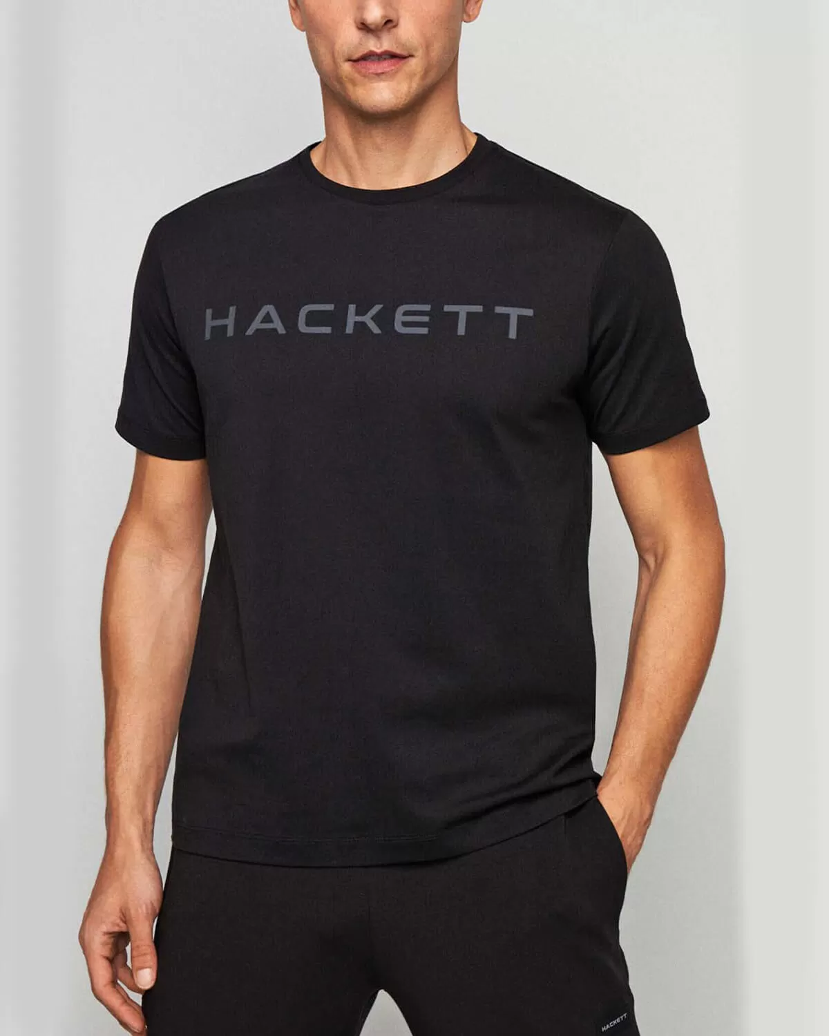 Camiseta T-shirt Negra Logo H.L.