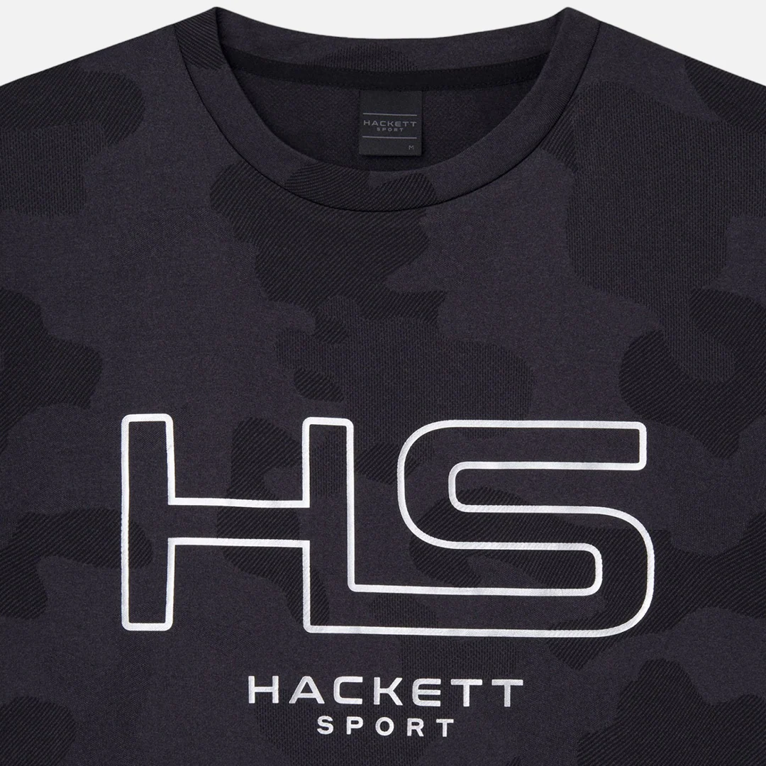 Camiseta T-shirt HS Camo Negra H.L. - Imagen 4