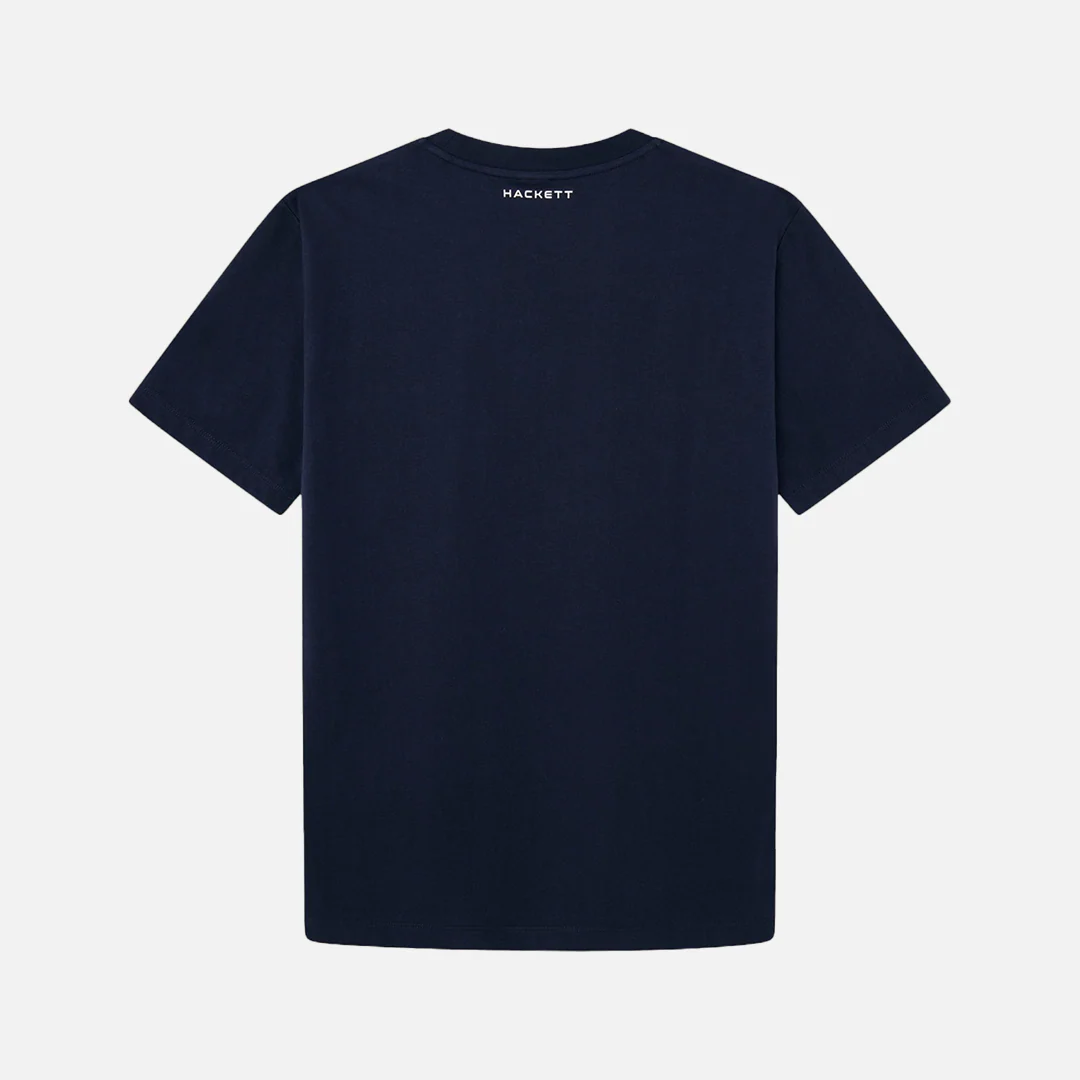 Camiseta T-shirt Estampada Azul Marino H.L. - Imagen 3