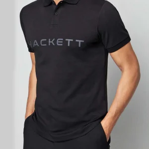 Camisa Polo Hombre Negra H.L.
