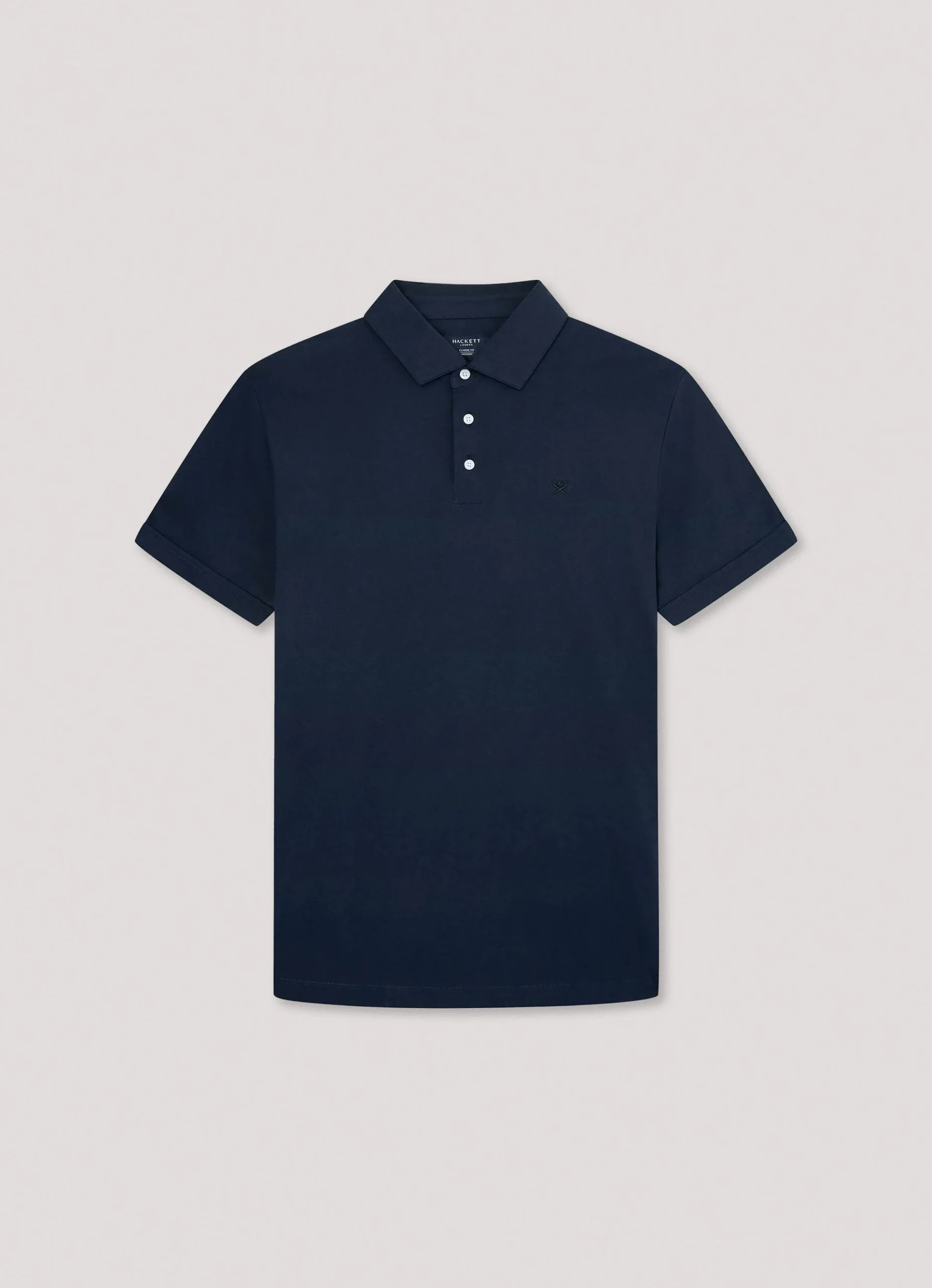 Camisa Polo Hombre Azul marino H.L. - Imagen 5