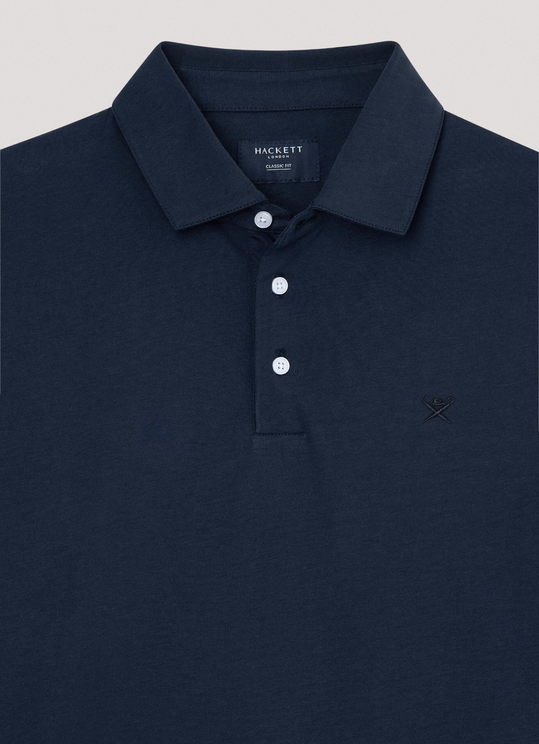 Camisa Polo Hombre Azul marino H.L. - Imagen 6