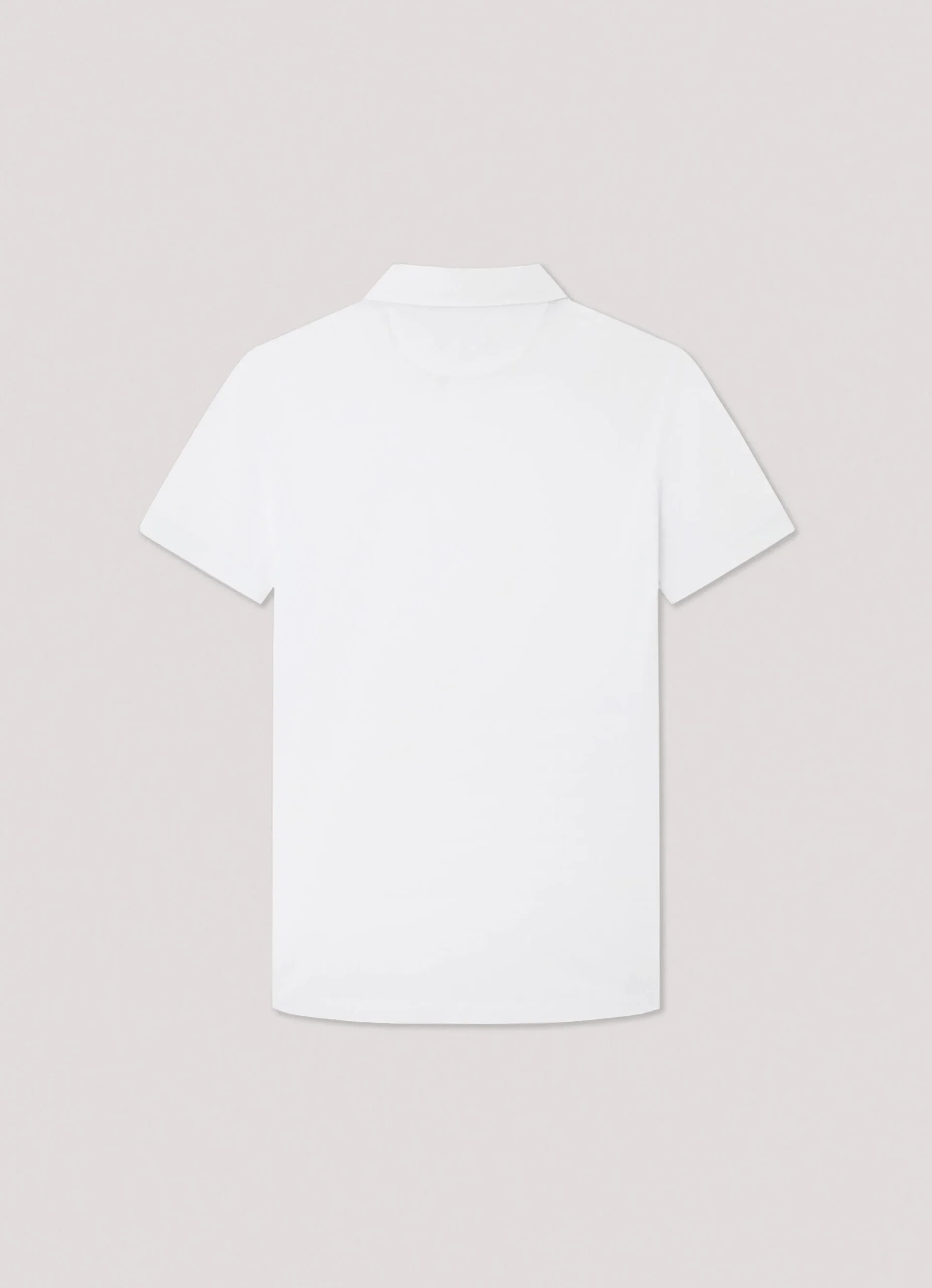 Camiseta Polo Clásica Blanca H.L. - Imagen 7