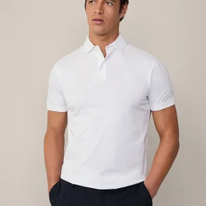 Camiseta Polo Clásica Blanca H.L.