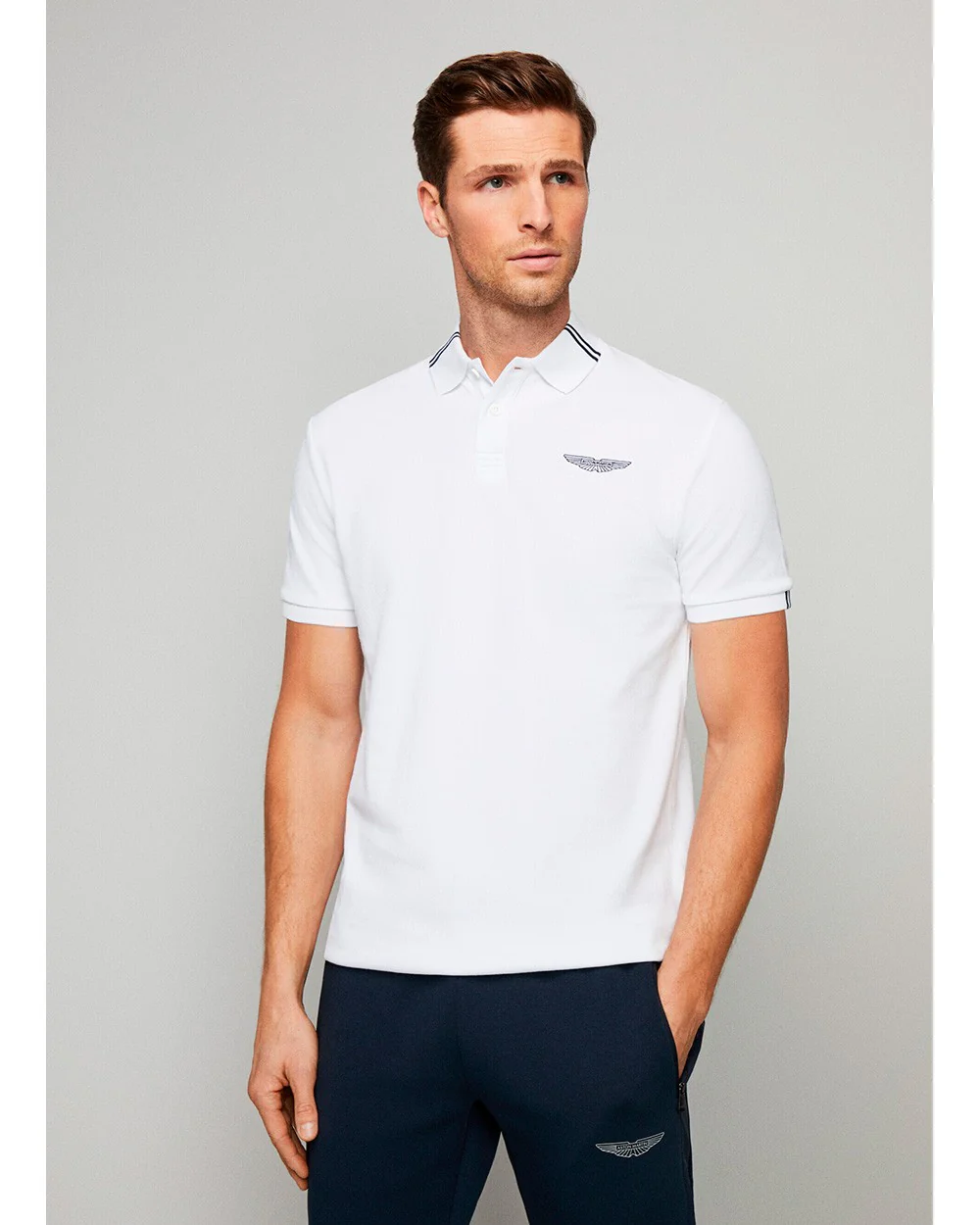 Camiseta Polo Blanca H.L.