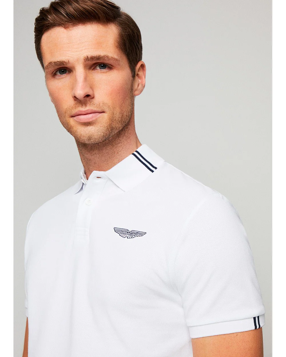 Camiseta Polo Blanca H.L. - Imagen 3