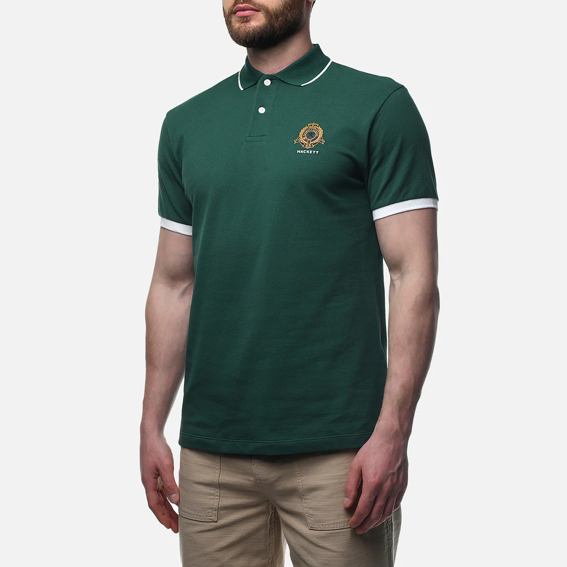 Camiseta Polo Hombre Verde Menta H.L.