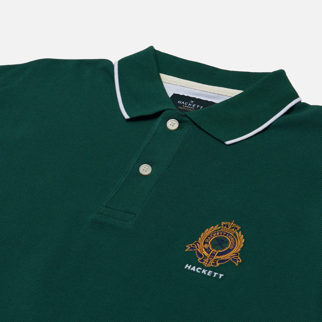 Camiseta Polo Hombre Verde Menta H.L. - Imagen 3