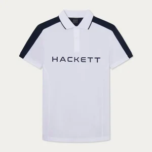 Camiseta Polo Blanco/Negra H.L.