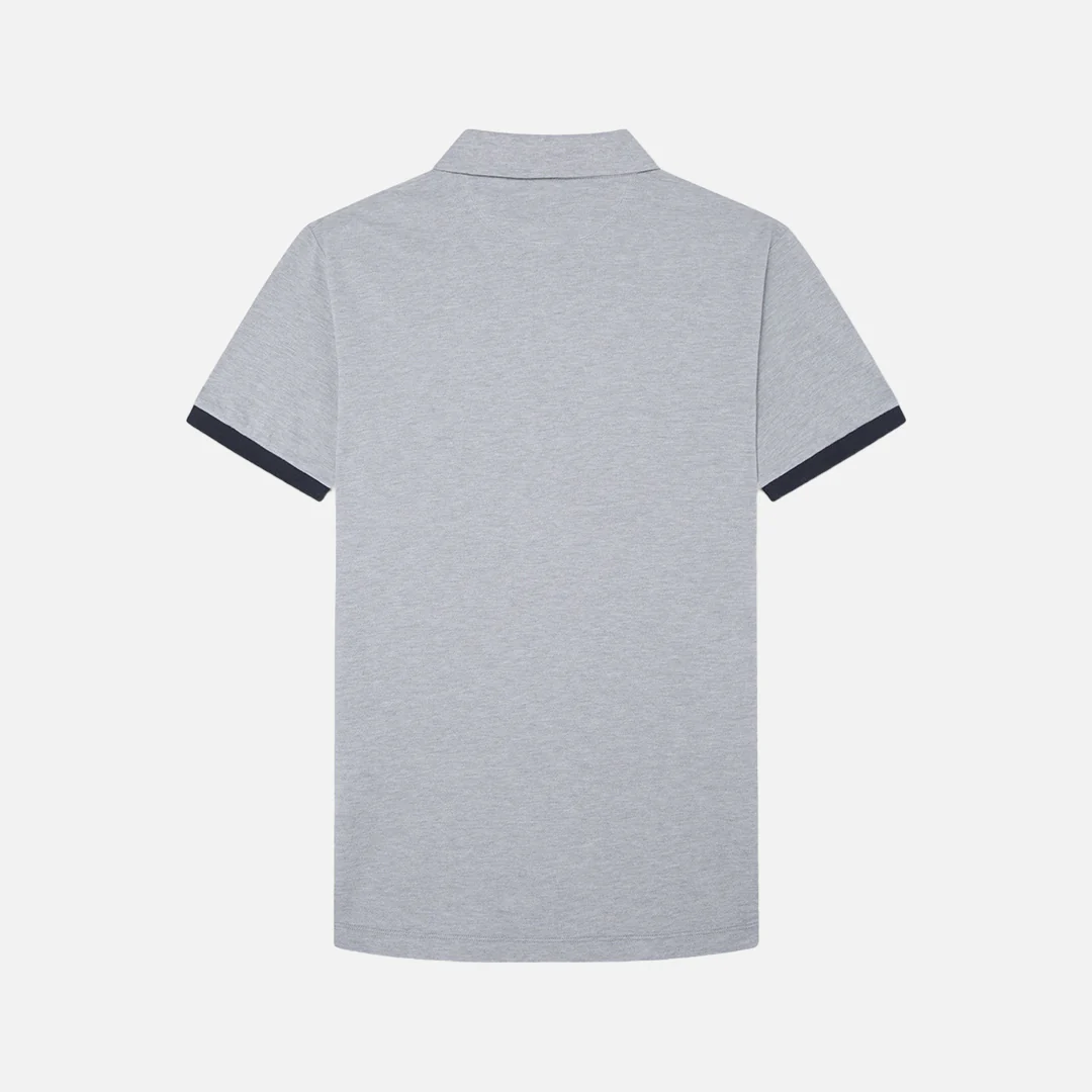 Camiseta Polo Gris Heritage Logo H.L. - Imagen 3