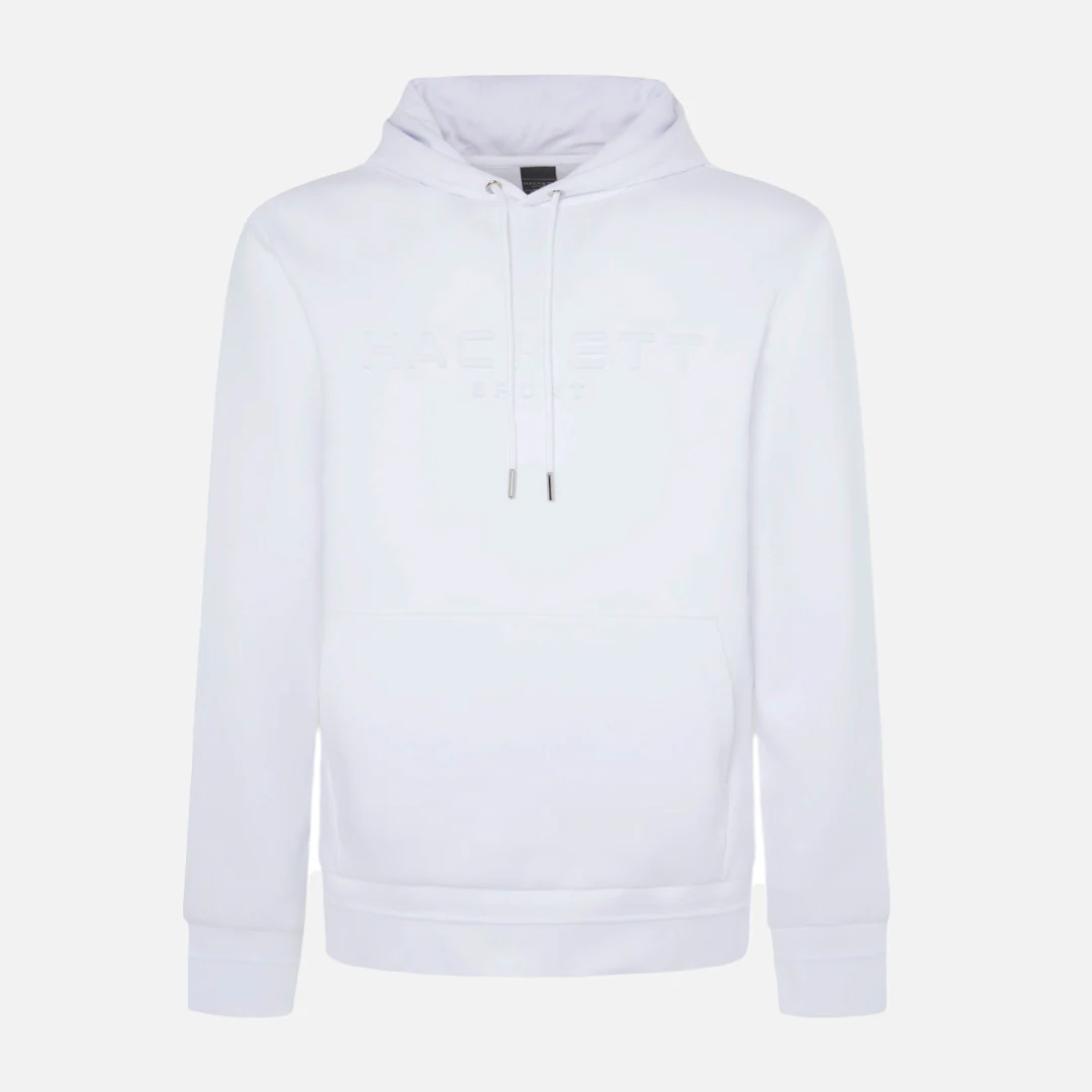 Hoodie Heritage Blanco Logo H.L. - Imagen 3