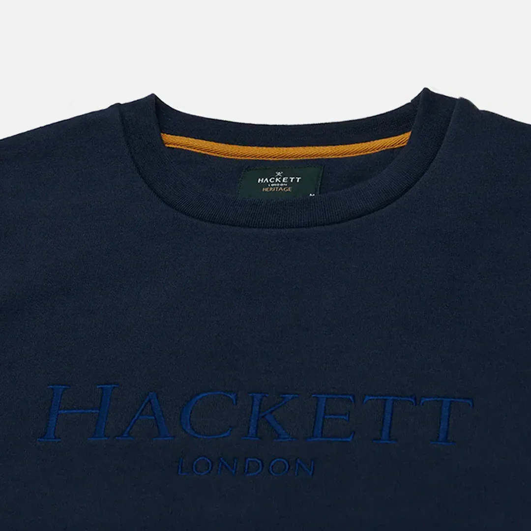 Sweater Heritage Crew Azul Marino H.L. - Imagen 5