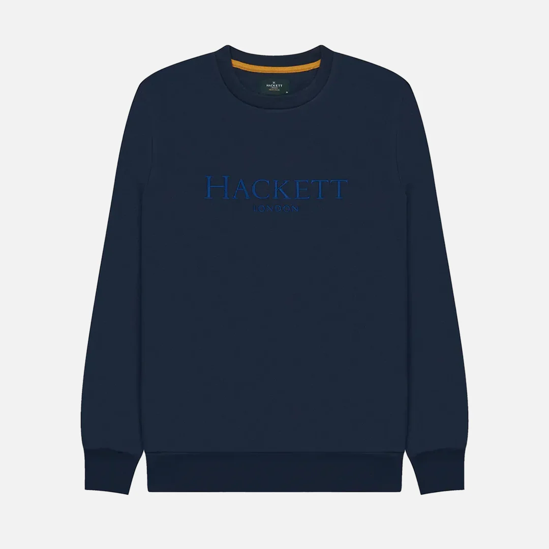 Sweater Heritage Crew Azul Marino H.L. - Imagen 4