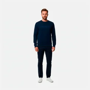 Sweater Heritage Crew Azul Marino H.L.