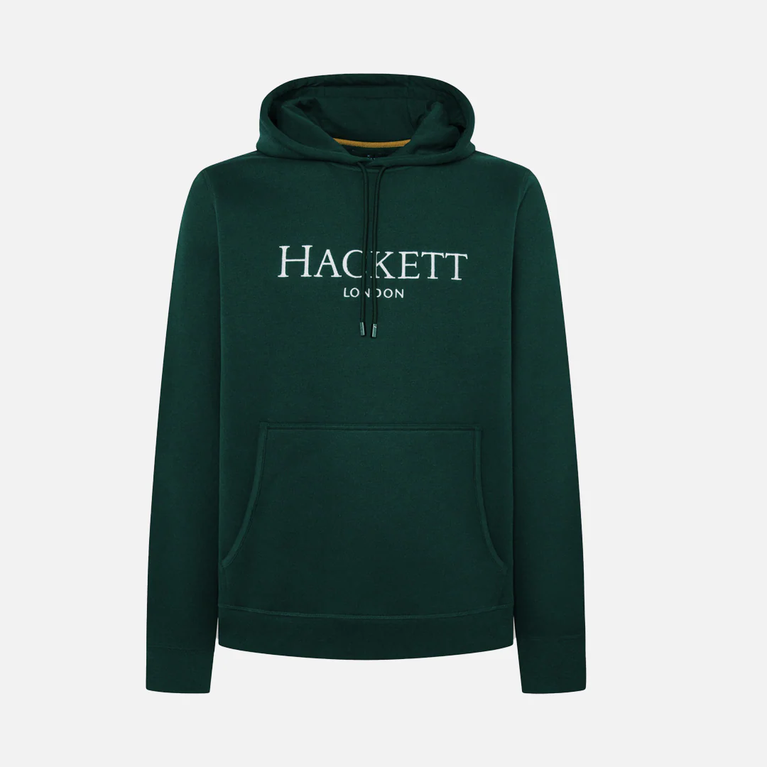 Hoodie Heritage Verde Logo H.L. - Imagen 3