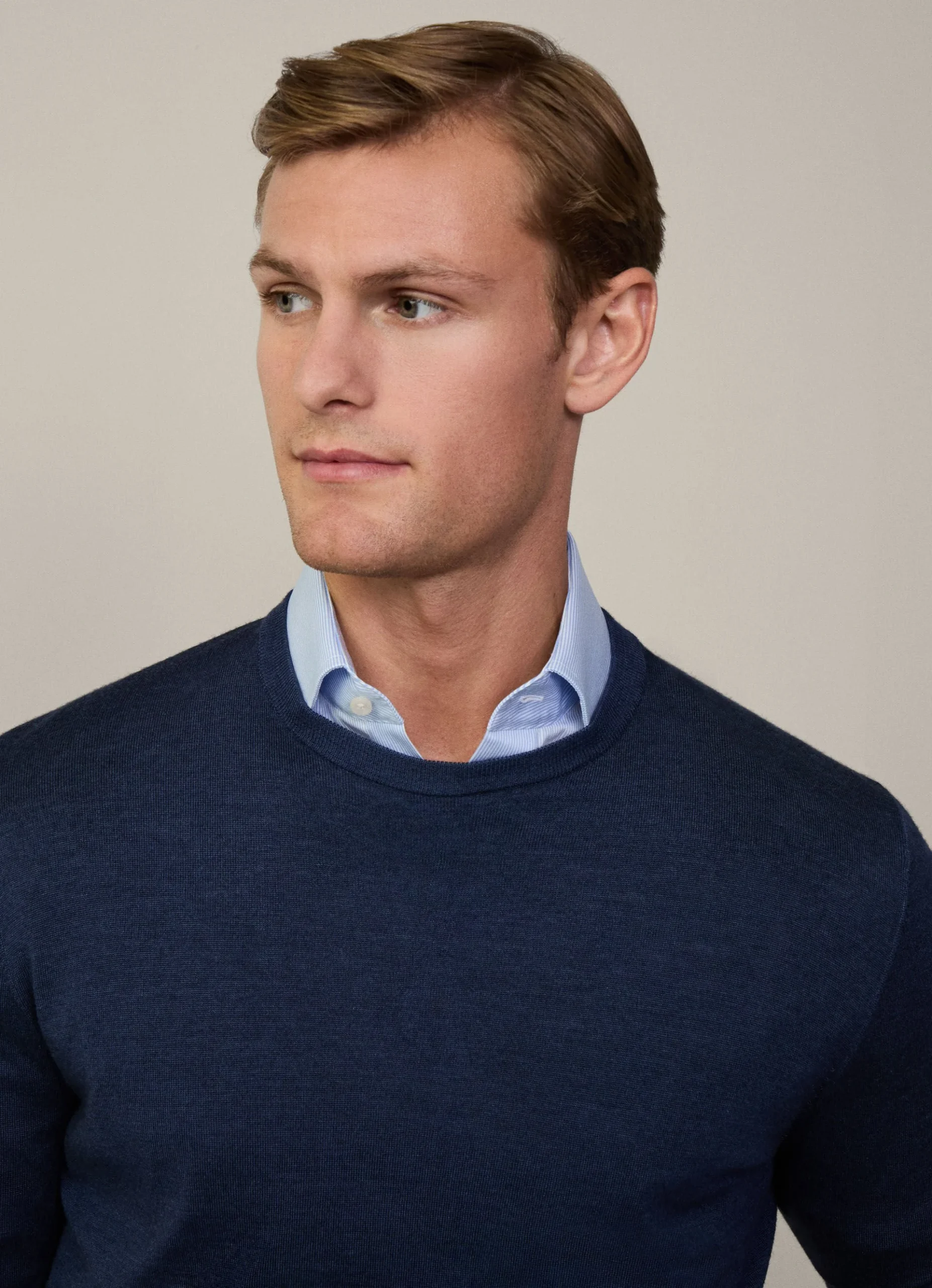 Sweater Lana Azul Marino H.L. - Imagen 6