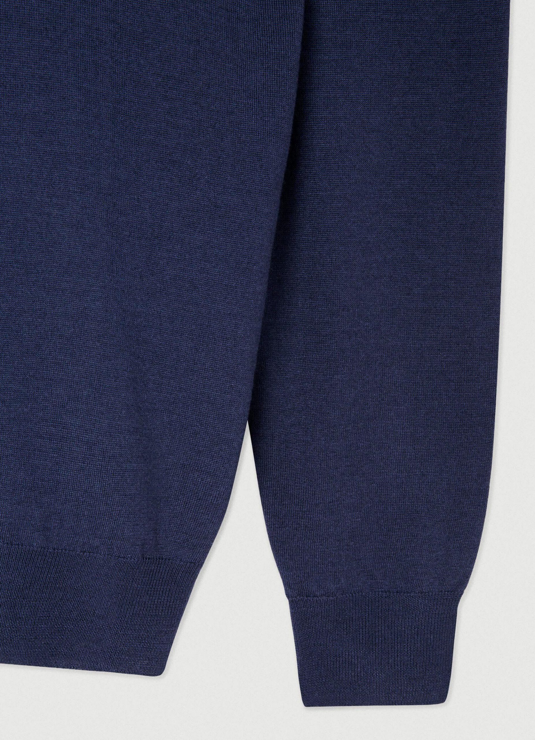 Sweater Lana Azul Marino H.L. - Imagen 9