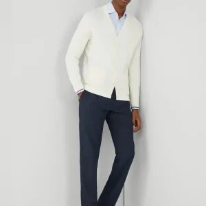 Sweater Lana Blanco Botonas  H.L.