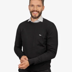 Sweater Cuello Redondo Negro H&B