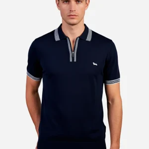 Camiseta Polo Hombre Azul Marino H&B