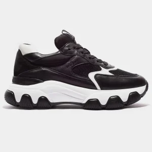 Tenis Dama Negro/Blanco Hogan