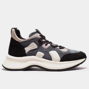 Tenis Dama Negro/Gris H.