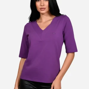 Camiseta T-Shirt Dama Morada H&B