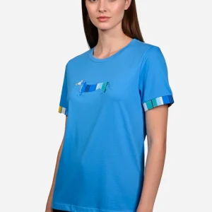 Camiseta T-Shirt Dama Clásicas Azul H&B