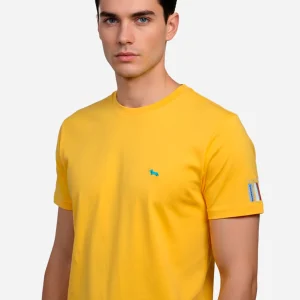 Camiseta T-Shirt Amarilla Logo H&B