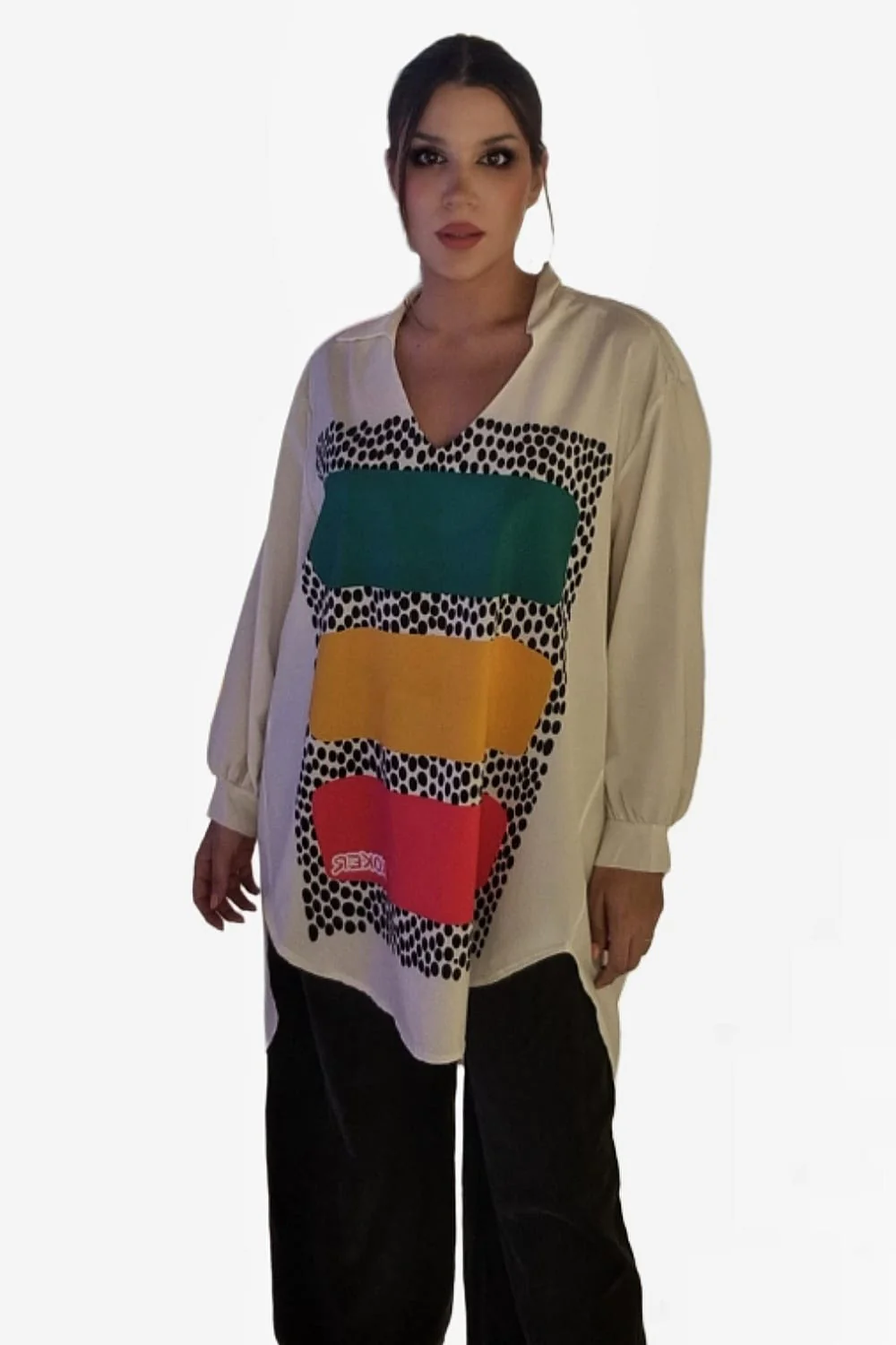 Blusa Tricolor Print - Imagen 5