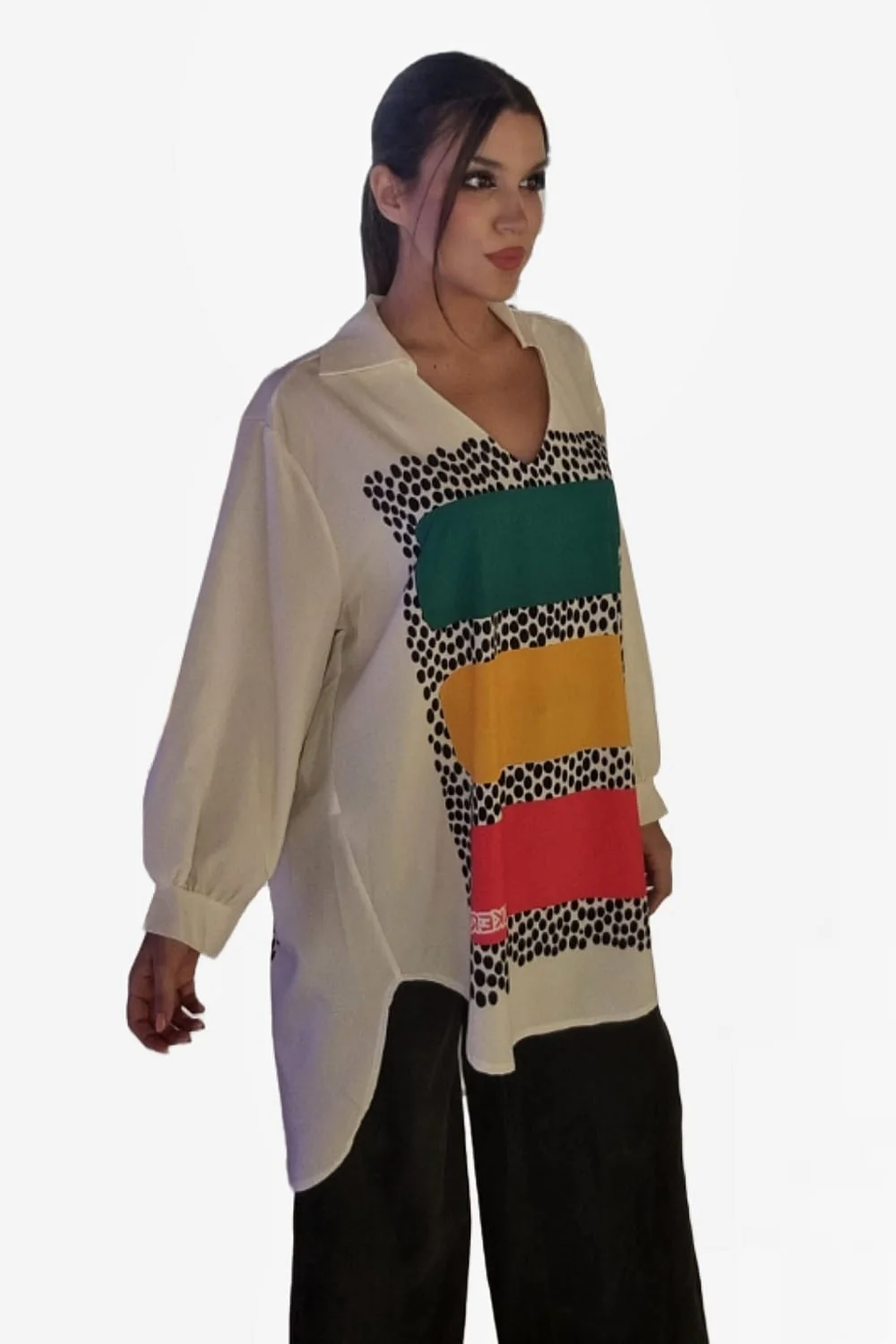 Blusa Tricolor Print - Imagen 4