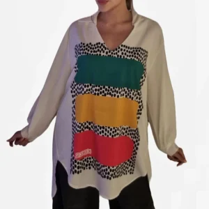 Blusa Tricolor Print
