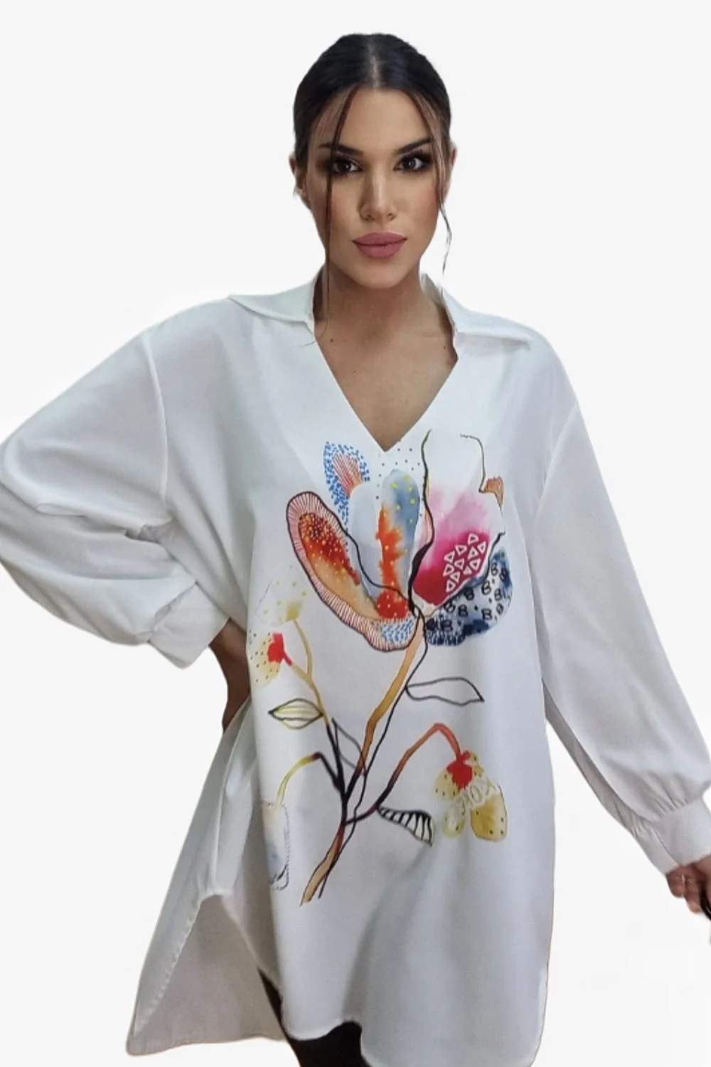 Blusa Flor Acuerela - Imagen 8