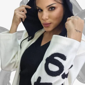 Abrigo Koker Capucha Beige