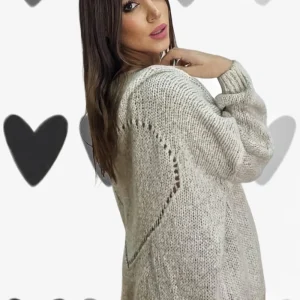 Jersey Corazon Espalda Beige