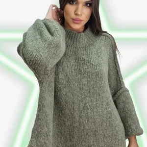 Jersey Punto Costuras Verde