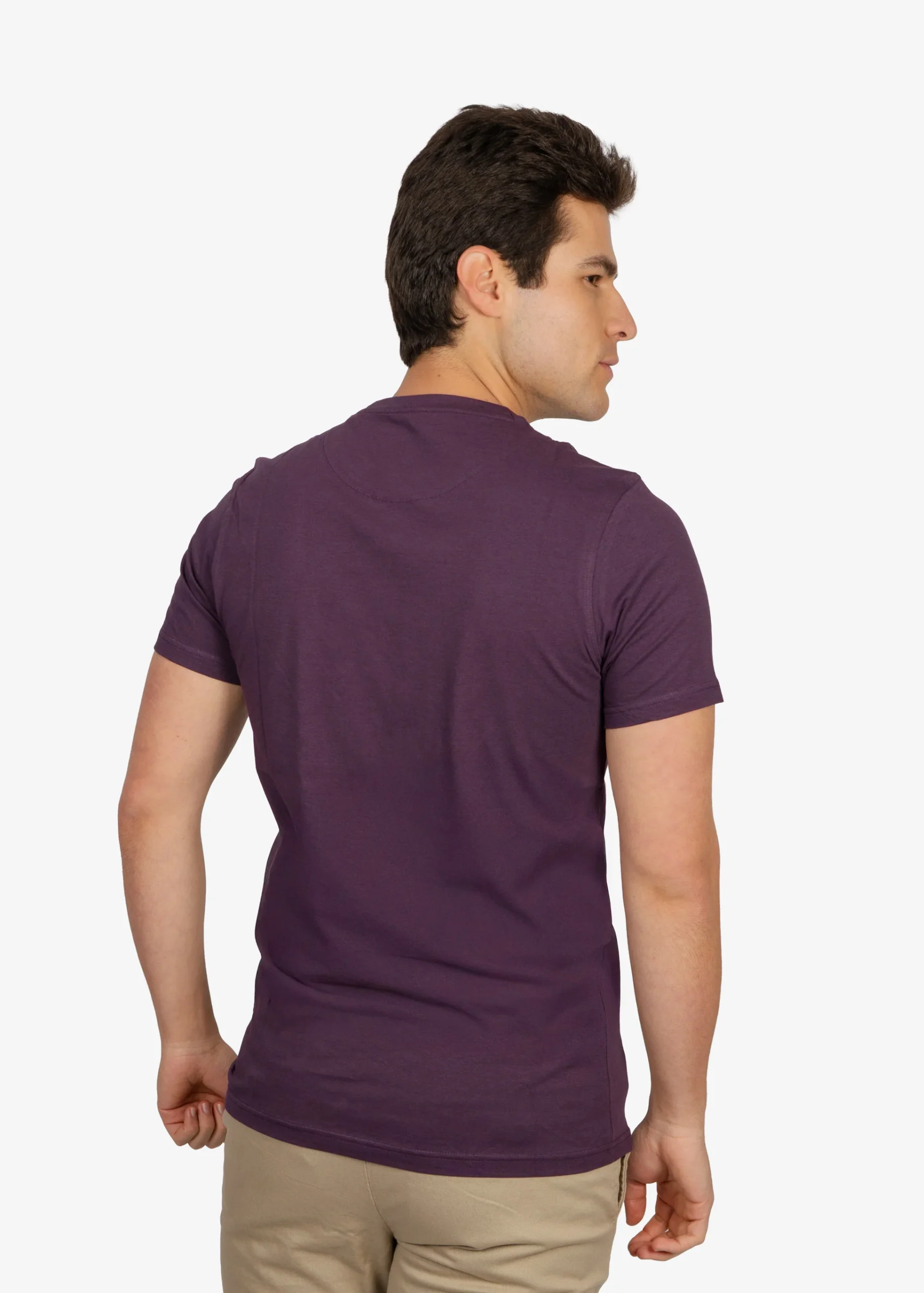 Camiseta Tshirt Morada H&B - Imagen 4