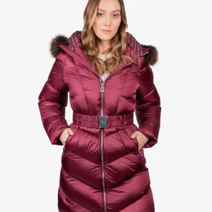 Chaqueta Dama Vinotinto Nylon H&B