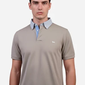 Camiseta Polo Café H&B