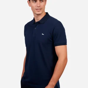 Camiseta Polo Hombre Azul  H&B