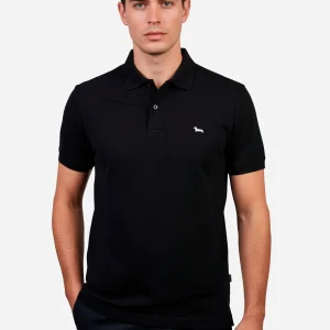 Camiseta Polo Negra Hombre H&B