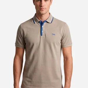 Camiseta Polo Hombre Beige H&B
